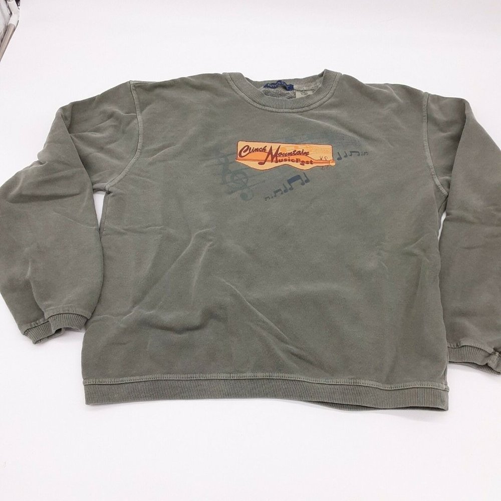 Vintage Clinch Mountain Music Fest Sweat Shirt By Rivers End Sz M